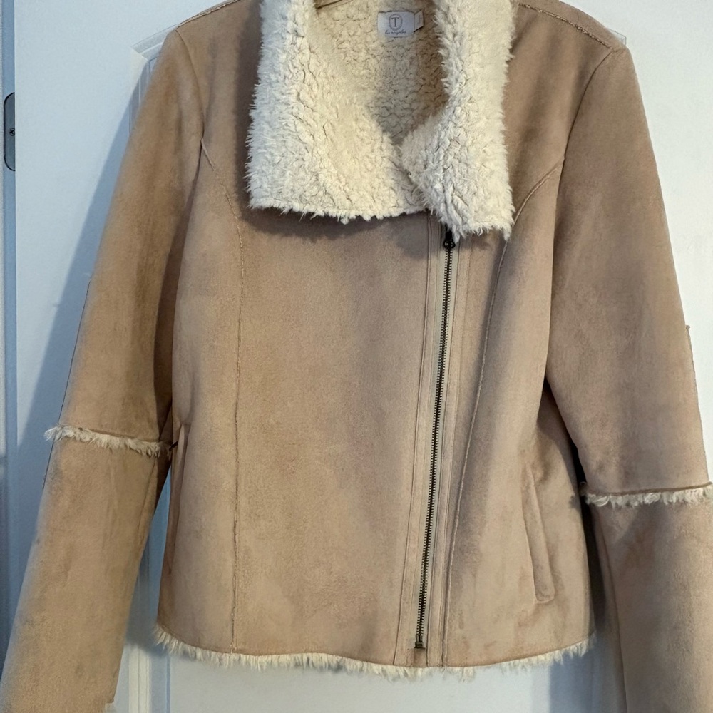 Chic Tan Teddy Jacket